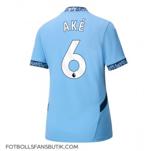 Manchester City Nathan Ake #6 Replika Hemmatröja Damer 2024-25 Kortärmad